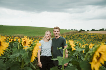 Maria und Johann Kirchfeld sind die Betriebsinhaber des Biohofs Knigsfeld in Freising.