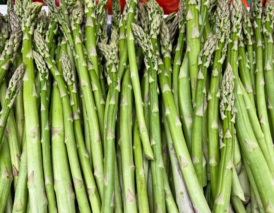 Grner Spargel stand diesmal im Fokus des Pflzer Spargeltags.