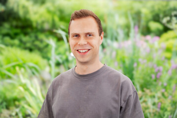 Sven Werner, Initiator der Umfrage, studiert Gartenbau in Geisenheim und kommt
aus einem Gartenbau-Betrieb.