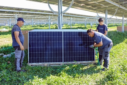 Beim Bau einer Agri-PV-Anlage gibt es rechtlich einiges zu beachten.