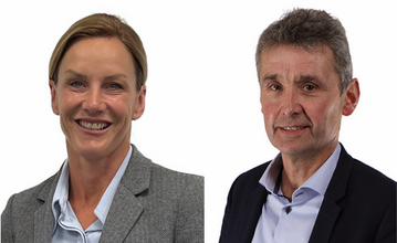 Alexandra Schneider und Henner Braach.