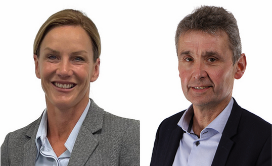 Alexandra Schneider und Henner Braach.