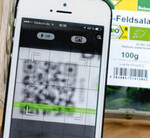 Per Smartphone-Scanner
werden die Informationen hinter dem
QR-Code sichtbar gemacht.