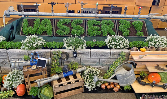 Beim Pf�lzer Gem�sebautag drehte sich alles ums Wasser.