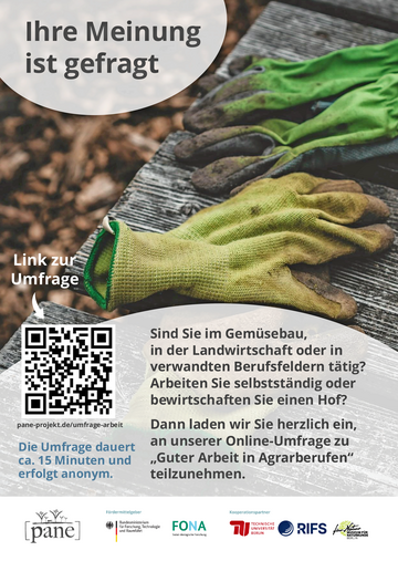 Ihre Meinung ist gefragt � bei der Umfrage des Projekts [pane].