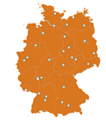 Das bundesweite Netz der Beratungsstellen für „Faire Integration“.