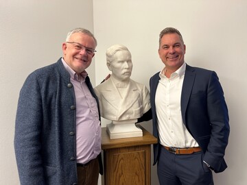 Hans-Jrg Friedrich (l.) und Johannes Bliestle bernehmen ab sofort Verantwortung in der BVEO und der DRV-Gremienarbeit.