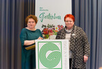 Berichteten beim erweiterten ZVG-Präsidium im Vorfeld der Grünen Woche 2024 über die aktuellen Rechtsthemen für den Gartenbau: Annette Weißenborn (l.) und Romana Hoffmann.