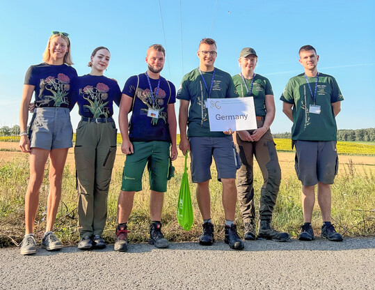 Das Team Deutschland des EU-Berufswettbewerbs der Junggrtner.