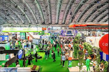 Viele internationale Besucher begutachteten die neuesten Technikinnovationen auf der GreenTech in Amsterdam.