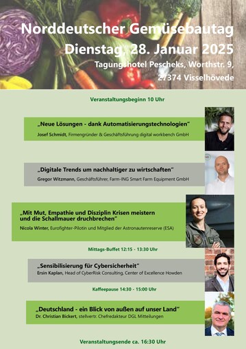 Programm des Norddeutschen Gemsebautags