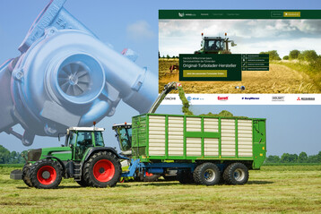 Durch eine umfassende Datenbank mit bequemer Suchfunktion findet man auf www.agrarturbo.com schnell den richtigen Original-Turbolader fr den entsprechenden Traktor.
