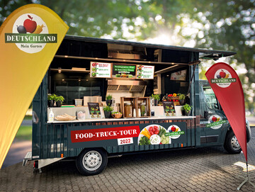 Der Food-Truck des BVEO ist ab sofort auf Tour. Im Gepck: Snack-Gemse aus Deutschland.