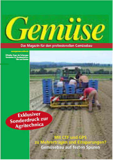 Altes und neues Fachwissen wird kombiniert, wenn das seit mehreren Jahrzehnten bekannte Controlled Traffic Farming (CTF) und Global Positioning System (GPS) zusammen kommen. ber die Vorteile wird in diesem Sonderdruck zur Agritechnica berichtet.