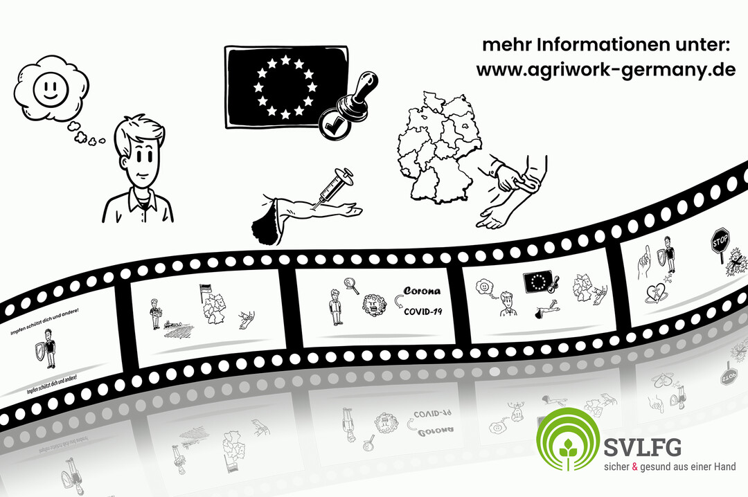 Die SVLFG hat auf ihrem YouTube-Kanal neue Filme zum Thema Impfen schtzt dich und andere! in neun Sprachen verffentlicht.  