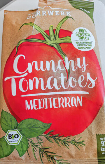 Tomaten aus der Chipstte gibts von Drrwerk, die fehlerhafte Tomaten luftrocknen und somit vor der Lebensmittelverschendung retten.