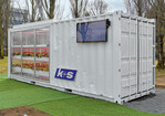 Der direkt vor dem Unternehmenshauptsitz aufgestellte Aquaponik- Container des Unternehmens K+S Kali in Kassel soll auf diesen Anbautrend der Zukunft aufmerksam machen.