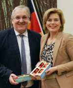 BOG-Vorsitzender Stechmann im Dialog mit Bundeslandwirtschaftsministerin Klöckner