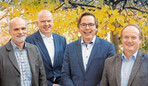 v.l.: Lothar Idelberger, Christoph Büscher, Oliver Trappmann, Richard Petri
