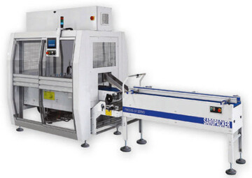 Eine von vielen Verpackungsmaschinen: Saropacker FW550S-LR-Servo.