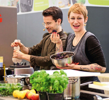 Die Biofach 2018 bietet fr alle Sinne etwas. Da drfen Kochshows nicht fehlen