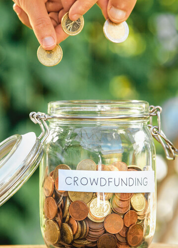 Crowdfunding ist eine Mglichkeit, wie die eigene Kundschaft bei der Finanzierung von Betriebsideen untersttzen kann.