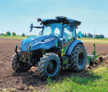 Der Fendt e 107 V Vario, ist der erste voll elektrisch betriebene Traktor des Unternehmens. 