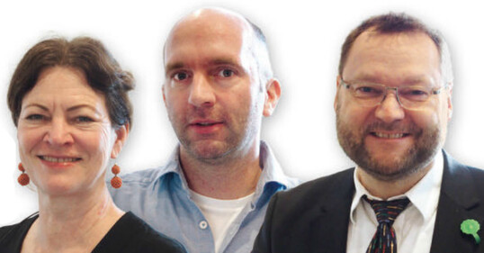 Sie referierten am Norddeutschen Gemsebautag (v.l.n.r.): Hanni Rtzler, Michael Pippert und Rainer Winter.