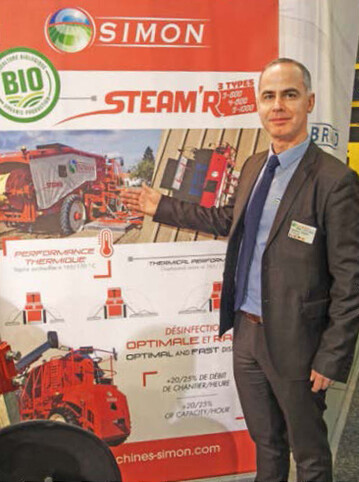 Stéphane Goudy stellte die Briand-Dämpfmaschinen vor.