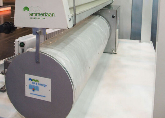 Das Air & Energy-Gew�chshaus von Ammerlaan entfeuchtet ohne W�rmeverlust. 