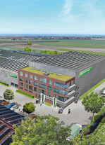 Visualisierung der neuen Bio-Frosterei in Friedrichsgabekoog.