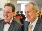 Professor Dr. Eberhard Hartung (l.) und Prof. Dr. Thomas Jungbluth