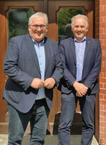 BOG-Vorsitzender Jens Stechmann (l.) besuchte Anfang Mai das Julius Kühn-Institut, hier vertreten durch Prof. Dr. Frank Ordon.