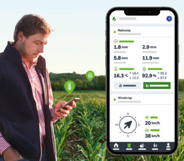 Die Sencrop-App liefert wichtige Daten fr die alltgliche Arbeit.