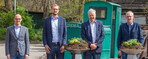 v.l.n.r.: Olaf Meiners, Thomas gr. Holthaus, Christian Strenge und Ewald Drebing