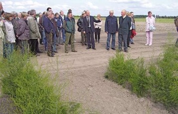 ber 100 Besucher kamen zum Spargeltag Sachsen-Anhalt und Jubilum
der Saatzuchtstation Mringen.