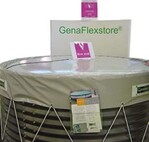 Die geschlossene Tankauskleidung GenaFlexstore verspricht
sauberes,
algenfreies Wasser.