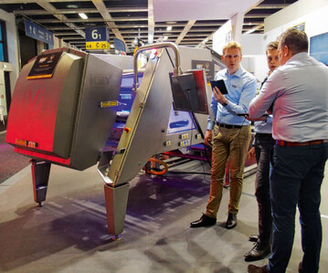 Mit Laser und Kamera sortiert der Veryx C70 Gemse.