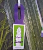 Das neue Bündeletikett für
Spargel von Lorentzen &
Sievers