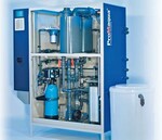 Elektrolyse-Anlagen der Typen Chlorinsitu III eignen sich besonders für
Anwendungen, bei denen eine hochreine und chloridarme Chlorbleichlauge
gefordert wird.