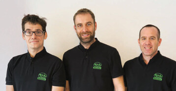 Von links: Theo Haenraets, Markus Loeven und Alexander Thomas leiten die Domhfe oHG.