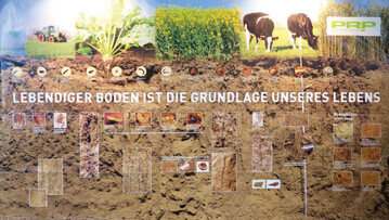 Beim kologischen Gemsebau geht es um die Strkung und den Schutz der Kulturpflanzen und um den Boden, so wie auf diesem Schaubild von prp Technologies, dessen Produkte gleich blieben, aber ein neues Symbol tragen, stilisierte Bltter in dem Buchstaben O.