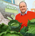 DBV-Präsident Joachim Rukwied gehört zu den Landwirten, die sich auch mit dem Feldgemüseanbau beschäftigen.