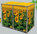 Abfalltonne schön „verkleidet“