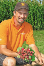 Janos Schubert mit dem neuen schnellen Radies ‘Prelito’, F1