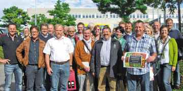 Die Teilnehmer der Informationsfahrt der Bundesfachgruppe Gem�sebau erlebten ein
interessantes Programm im Unterland in W�rttemberg.