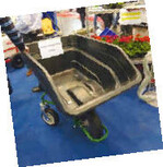 80 l fasst der Elektro-Schubkarren
von Ebinger.