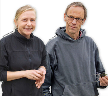 Die engagierte Betriebsleiterin Ria Duensing untersttzt den Inhaber Michael Homann, der Bio-Jungpflanzen fr Norddeutschland produziert.