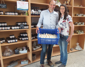 Andreas und Aurelia Lding setzen ausschlielich auf Direktvermarktung.