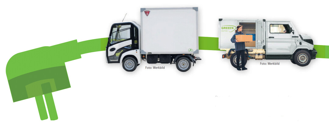 Den Addax MT15n gibt es in fünf Varianten (l.). Das aCar von Evum Motors ist ein modular aufgebautes Allzweckfahrzeug (r).